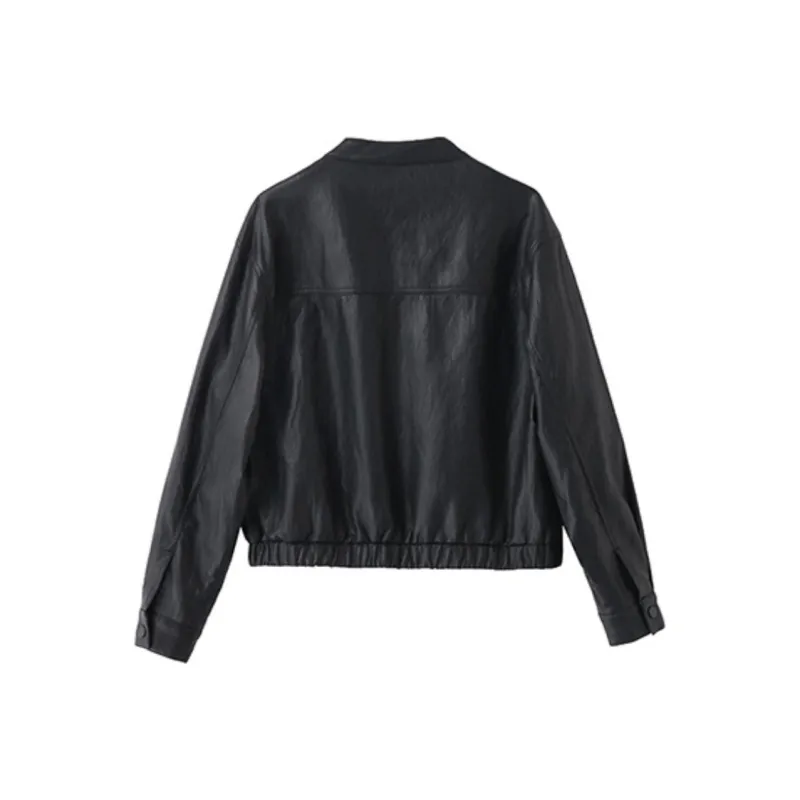 Fele.d Leather Jackets Women's-11