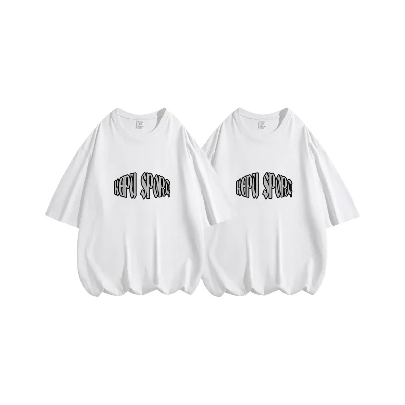 Kepu T Shirt Unisex 2 Pack White+White-1