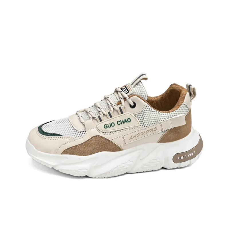 JKEM Cushioned Slip Resistant Abrasion Resistant Low Top Chunky Sneakers Men's-11