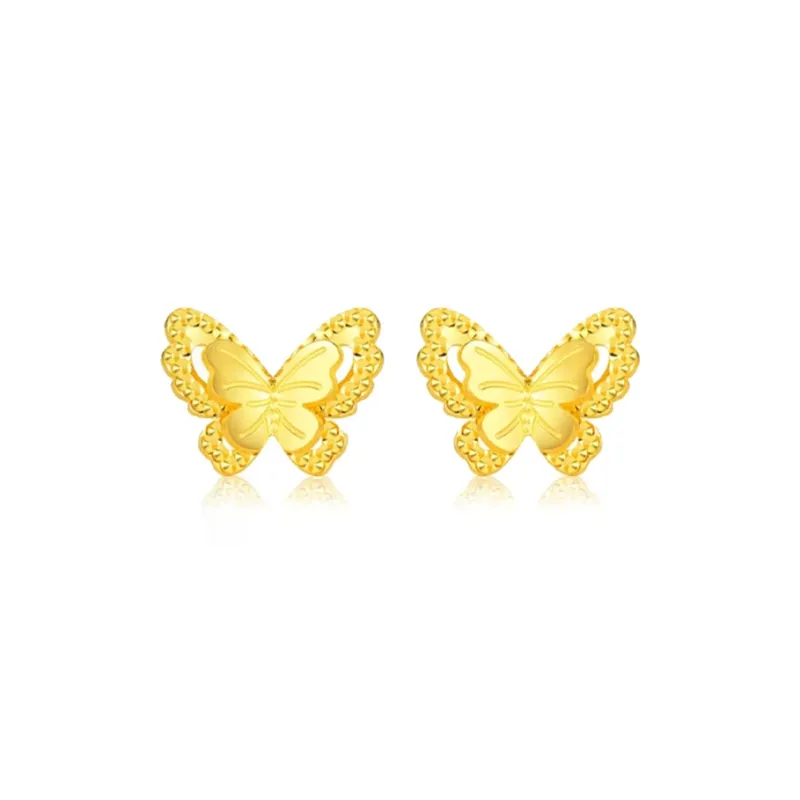 KiNGZiT S999 Fine Silver Stud Earrings Women's-0