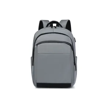 LUVISTRUE Nylon Backpack Regular Men's Black/Gray