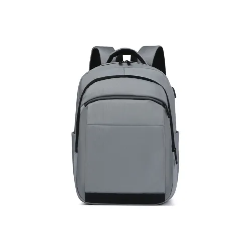 LUVISTRUE Nylon Backpack Regular Men's Black/Gray