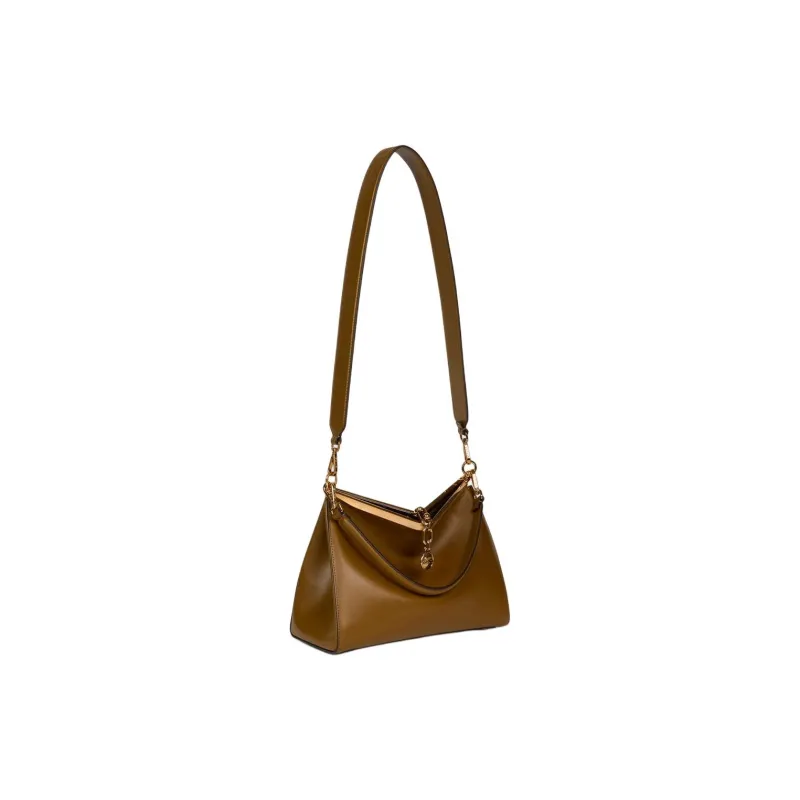 ETRO Calfskin Shoulder Bag, Crossbody Bag, Handbag Medium Size Women's Coffee-3
