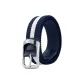 Round Buckle Blue White