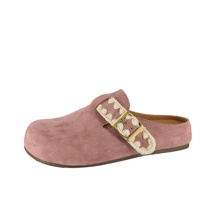 FANNAISHI Abrasion Resistant Slip Resistant Wrap toe Slippers Women's-15