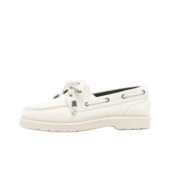 Brunello Cucinelli Monili Chain Slip On Boat Shoes Women's