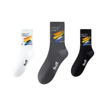 Cotton Gene Mid Calf Socks Men's 3 Pack