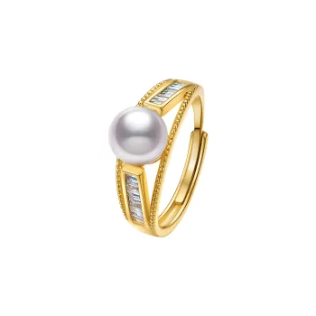 ME LUXE Pearl Rings Women's