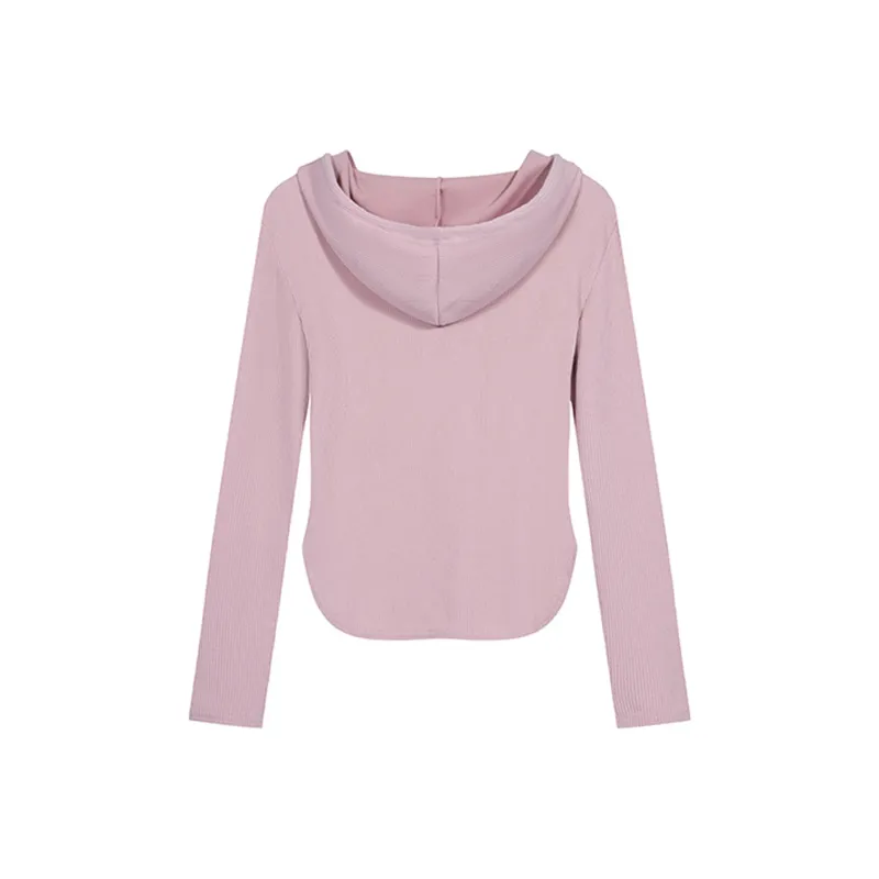 PAIN OR PLEASURE Coquette Style Hoodie Women's Pink-1