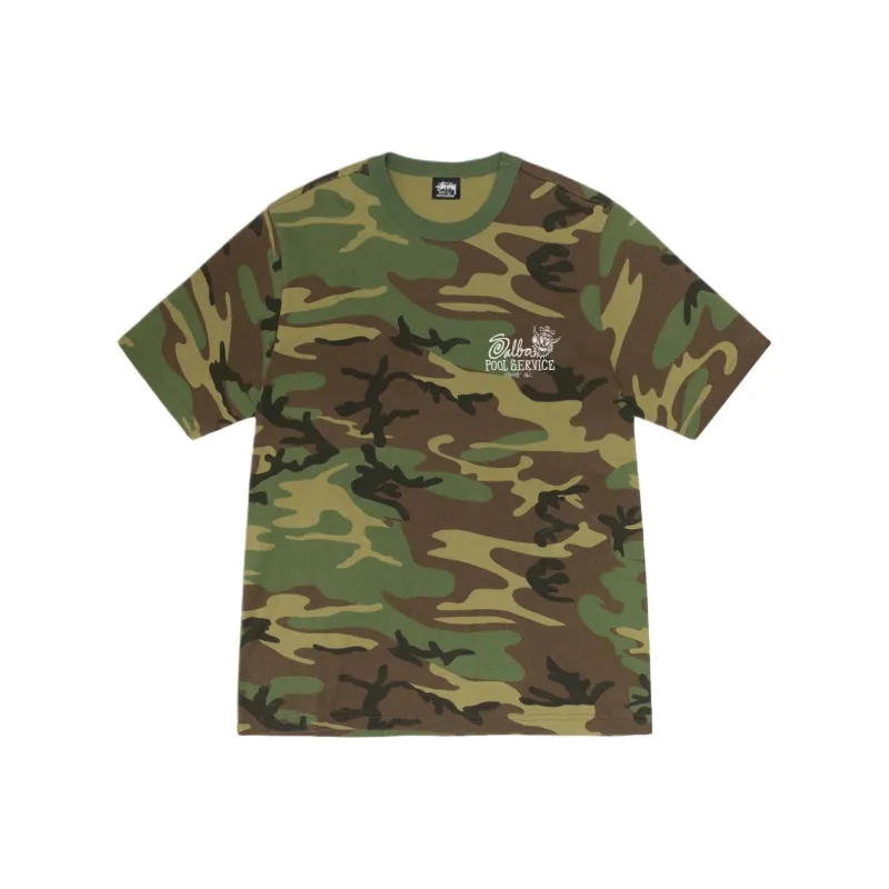Stussy Pool Service Pigment Dyed Tee-3