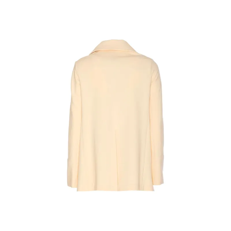 Circolo 1901 Stretch cotton Double breasted Coat-1