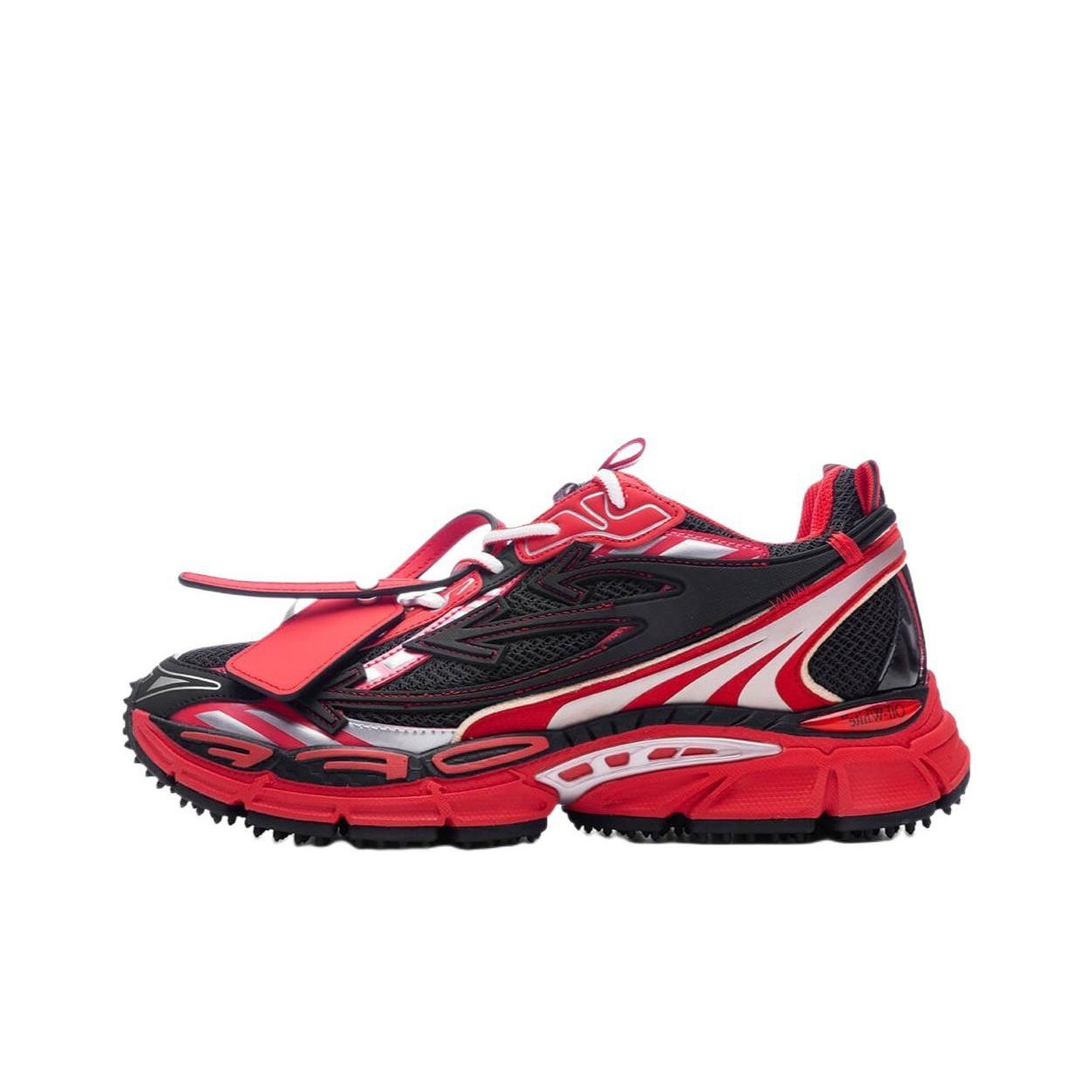 Off White Red Sneakers on Sale & Authentic - POIZON