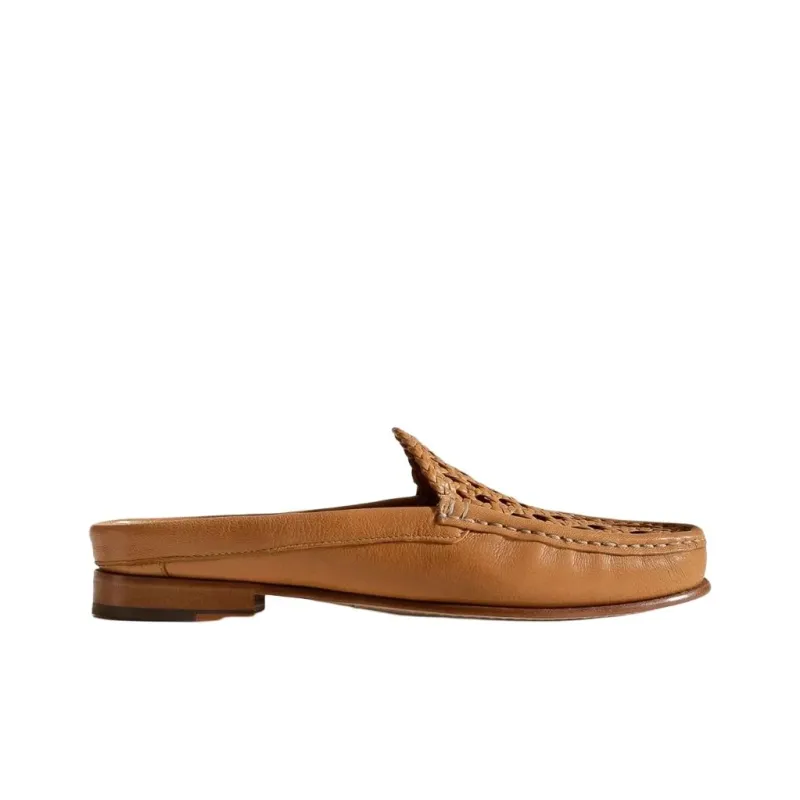 Hereu Closed Toe Slippers Women's Camel Brown-1