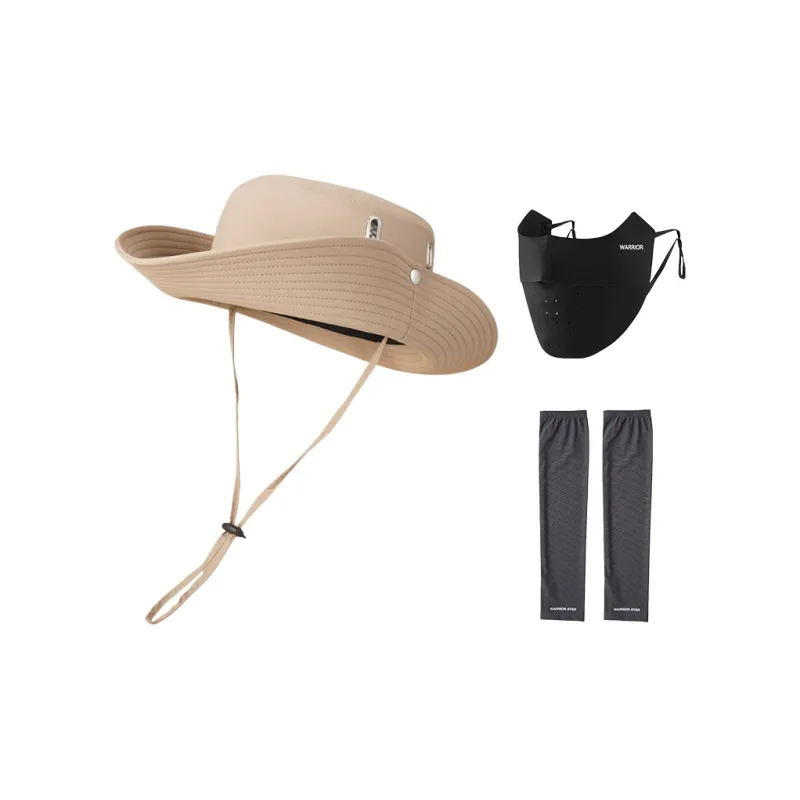 Warrior Cotton Bucket Hats Unisex-15