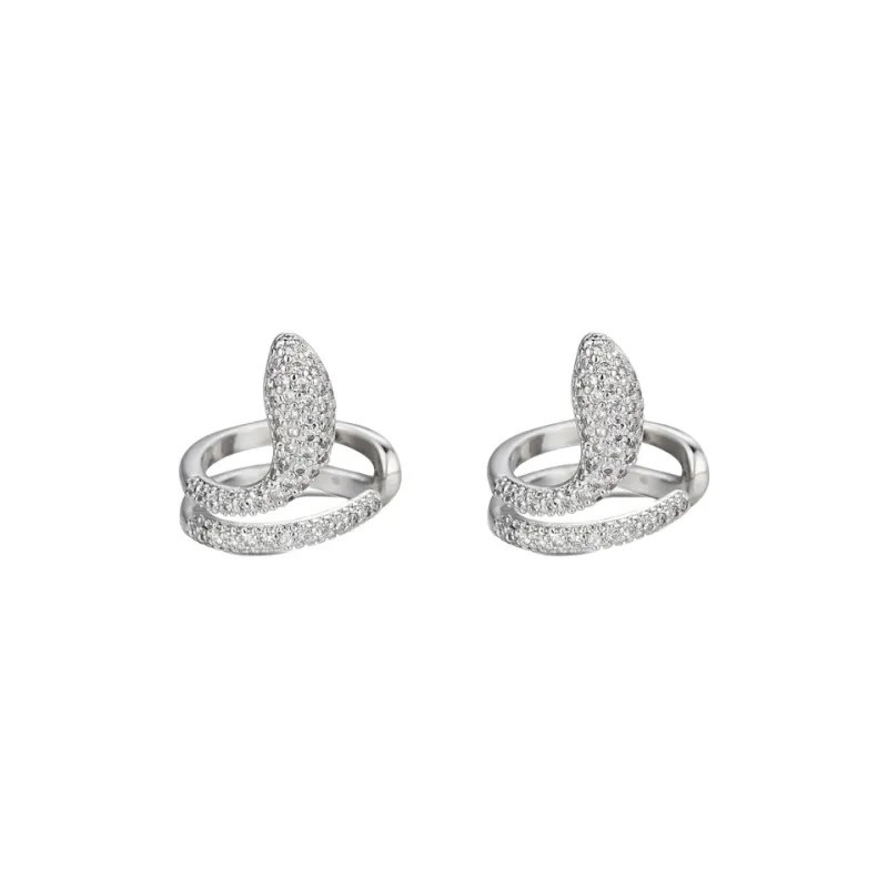 KING OF BLING Alloy With Zircon Clip On Earrings Unisex-0