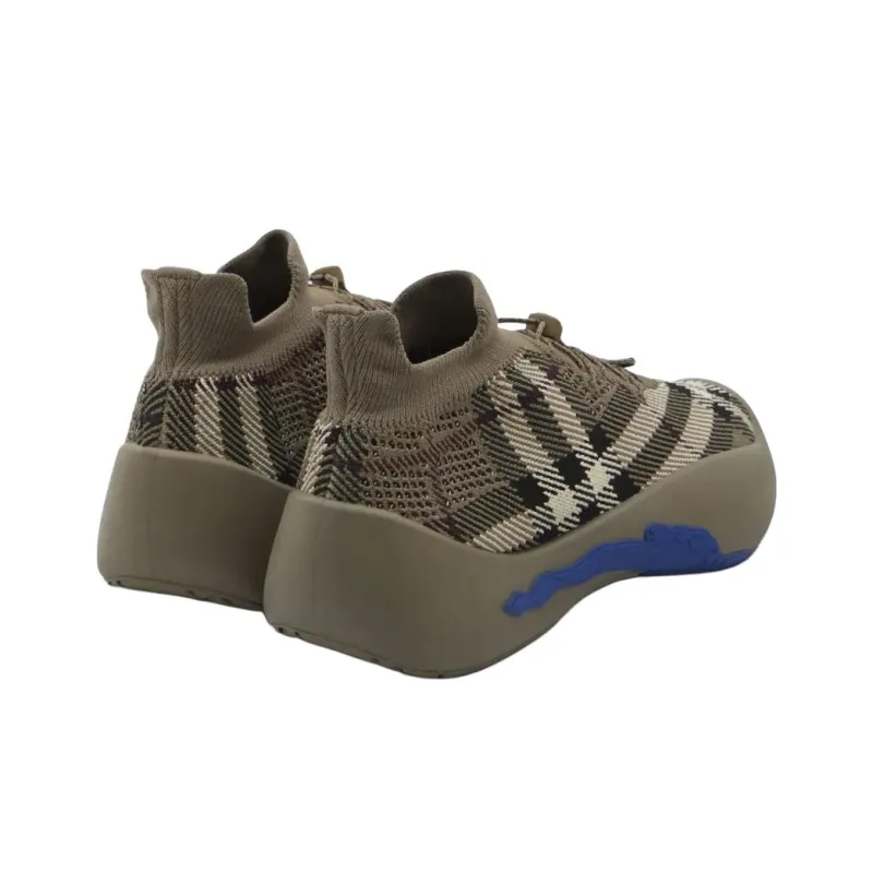 Burberry Neptune Low Top Casual Shoes Men's Olive-4
