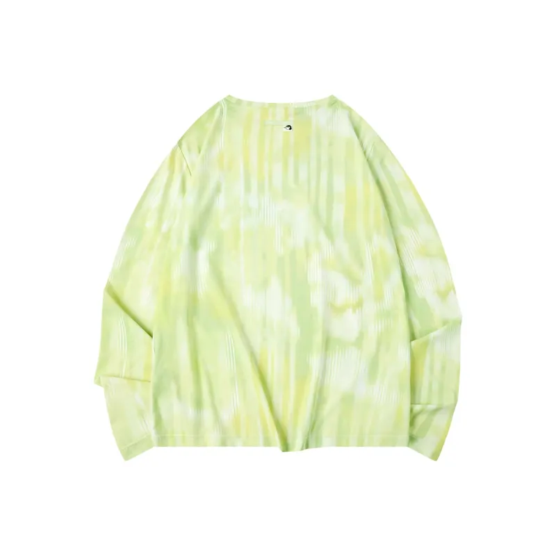 QIAODAN T Shirt Women's New Leaf Green Print-1