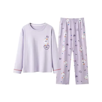 ZAO FU NIAO Pajama Set Women's Elegant Purple