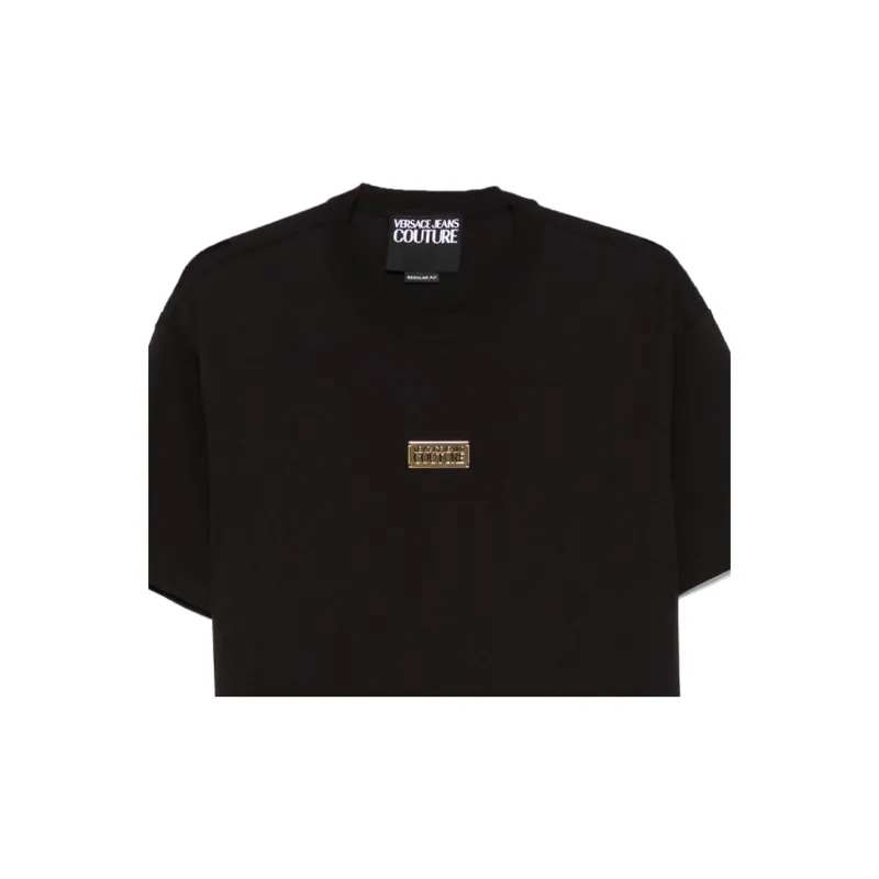 VERSACE JEANS COUTURE Logo plaque T shirt-4