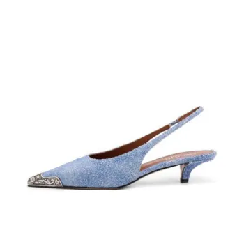 Paris Texas Jessica Western Slingback Pumps