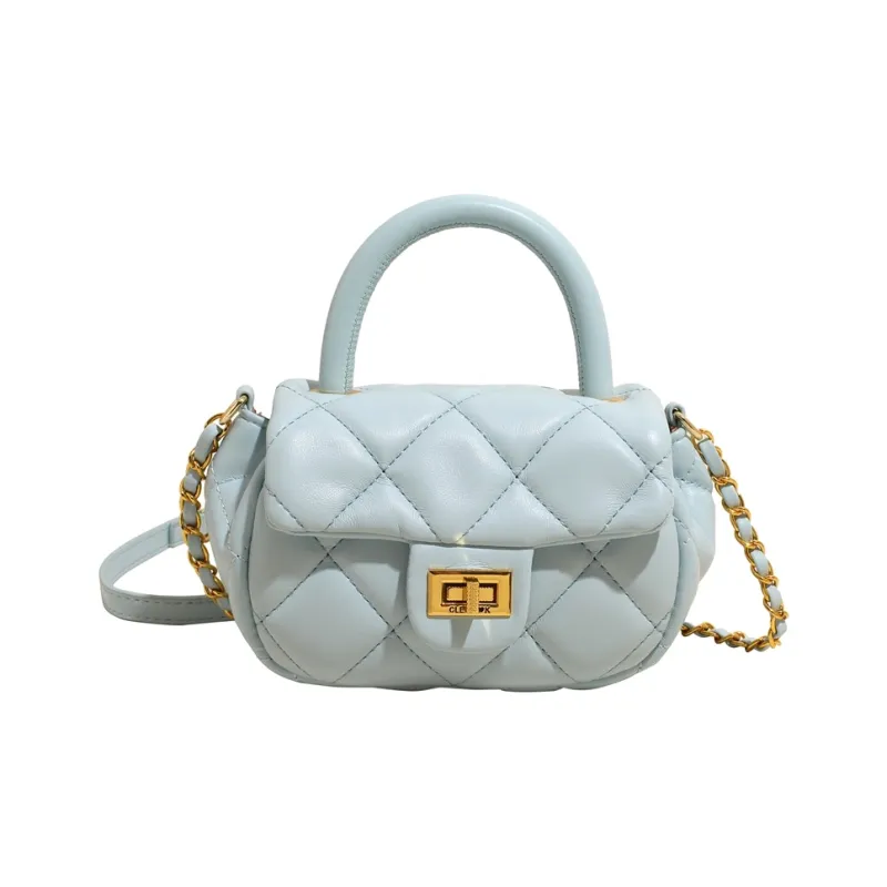 Yalu PU One Shoulder Handbag Women's Black/Blue/Ecru/Pink-8