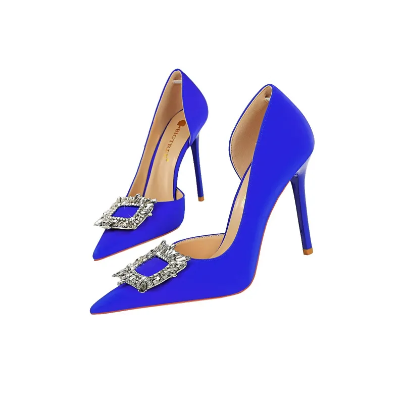 QITUMAUL Slim Heel High Heels Women's-14