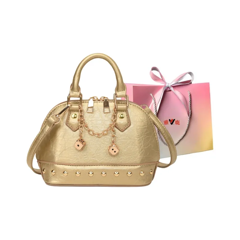 Yalu PU Shoulder Bag, Crossbody Bag, Handbag Women's Black/Red/Gold/Silver-14