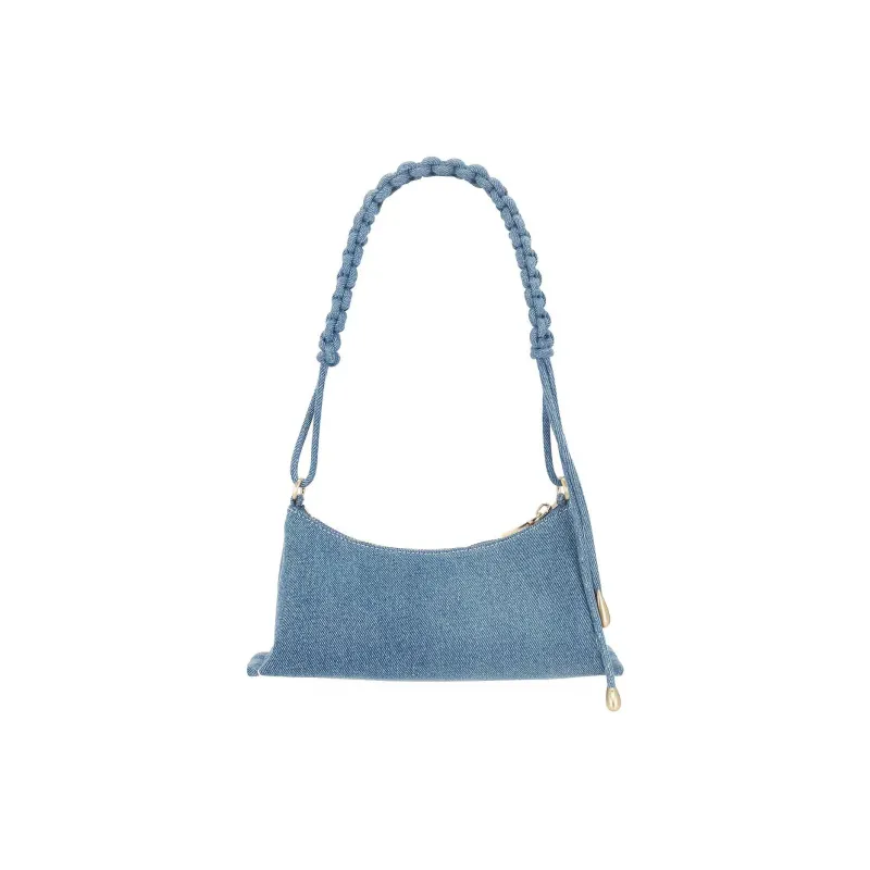 CULT GAIA Denim Shoulder Bag Women's Blue-3