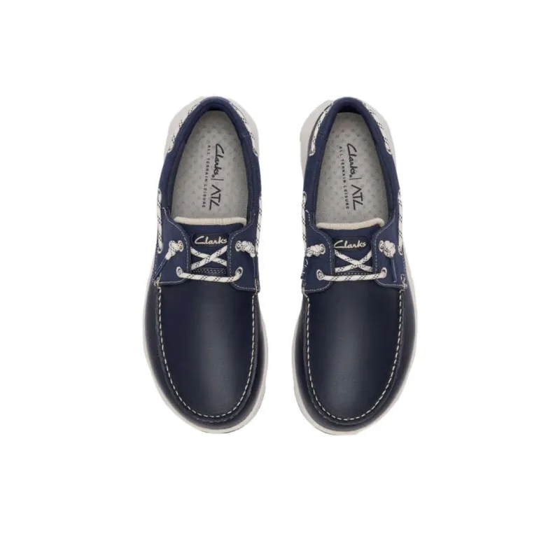 Clarks City Outdoor Collection Boat Shoes Men's Blue-2