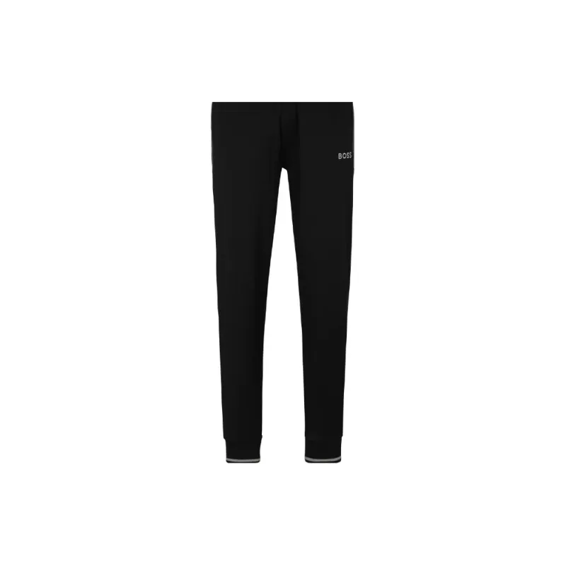 HUGO BOSS Knitted Sports Pants Men's Black-4