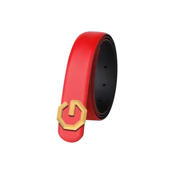 CATELLES Top Grain Cow Leather Belts Women's Width  3cm