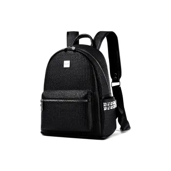 BLAKE FLEETO PU Backpack Unisex Night Black