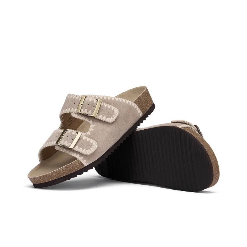 Hotwind Pinecone Grey Series Slip Resistant Slide Slippers Women's-9