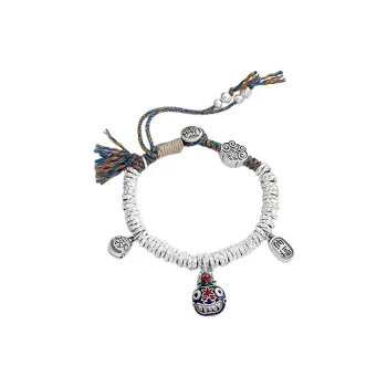 RURA Sterling Silver Bracelets Unisex Silver