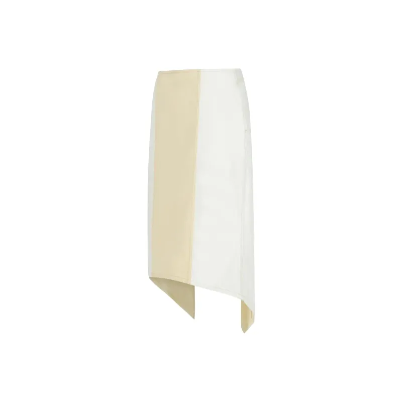JW Anderson Contrast Topstitched Skirt-2
