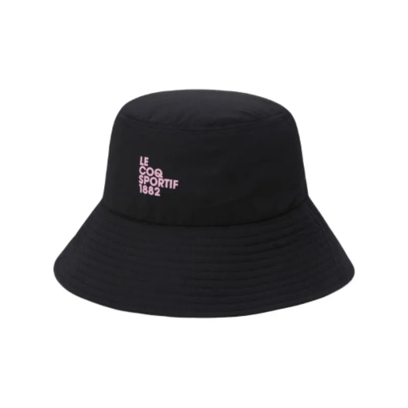 Le Coq Sportif Polyester Bucket Hats Unisex Black-1