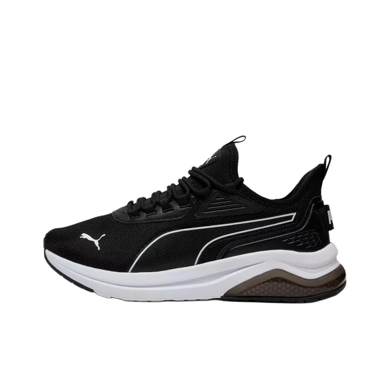 PUMA Amplifier Anti Slip Wear Resistant Low Top Casual Shoes Men's Black-0