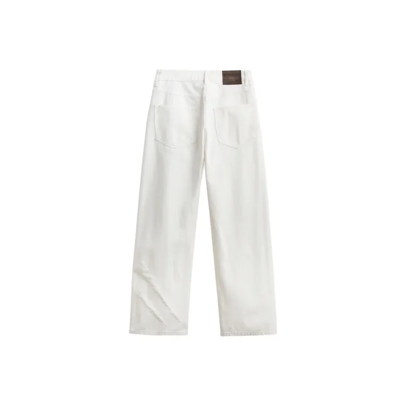 GALAXY FAIRY Jeans Unisex White-1