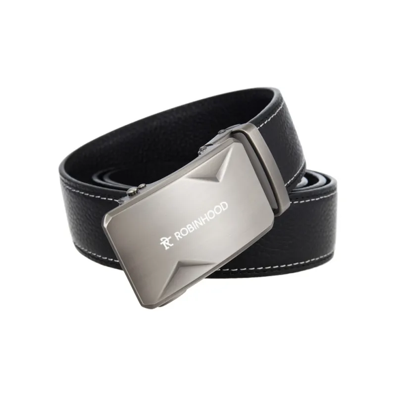 ROBINHOOD Top Grain Cow Leather Belts Men's Width 3.5CM-1