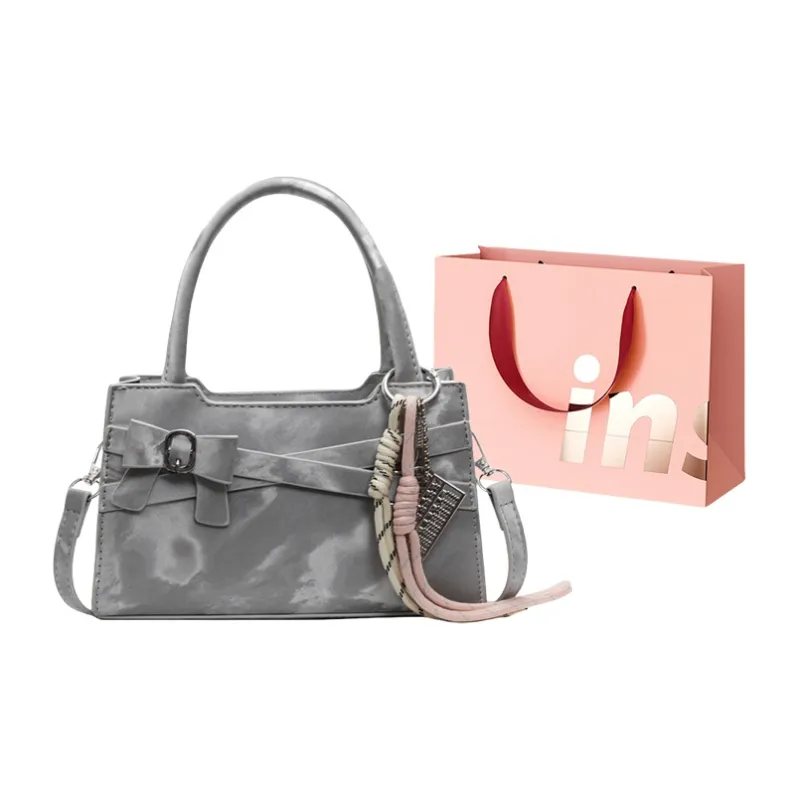 WHEELY BABY+ PU Crossbody Handbags Women's Black/Ecru/Silver/Pink/Green-7
