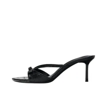 ZARA Abrasion Resistant Slide Slippers Women's Black
