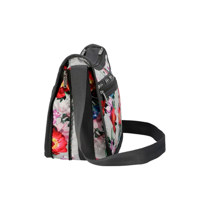 LeSportsac Polyester Shoulder Bag Women's Dark Gray & Multicolor-2