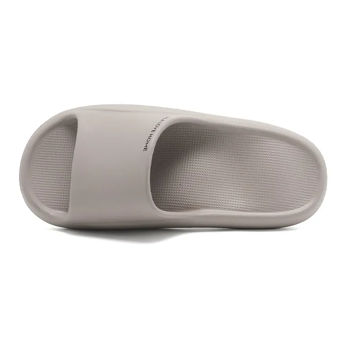 HLA Platform Squashy And Bouncy Feeling Fashion Minimalist Solid Color Slide Slipper Summer Unisex Home Indoor Slippers-16