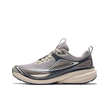 Erke Vertical And Horizontal 1.0 Running Shoes Men Low Top Warm Mist Gray Carbon Gray
