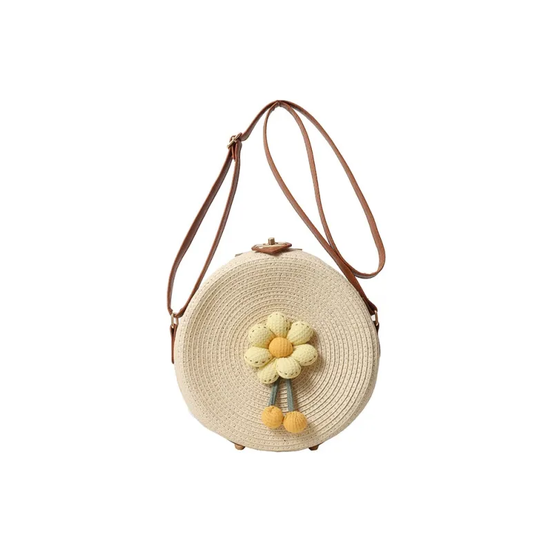 Debecca Straw Woven Crossbody Bag Regular Women's Multicolor-5