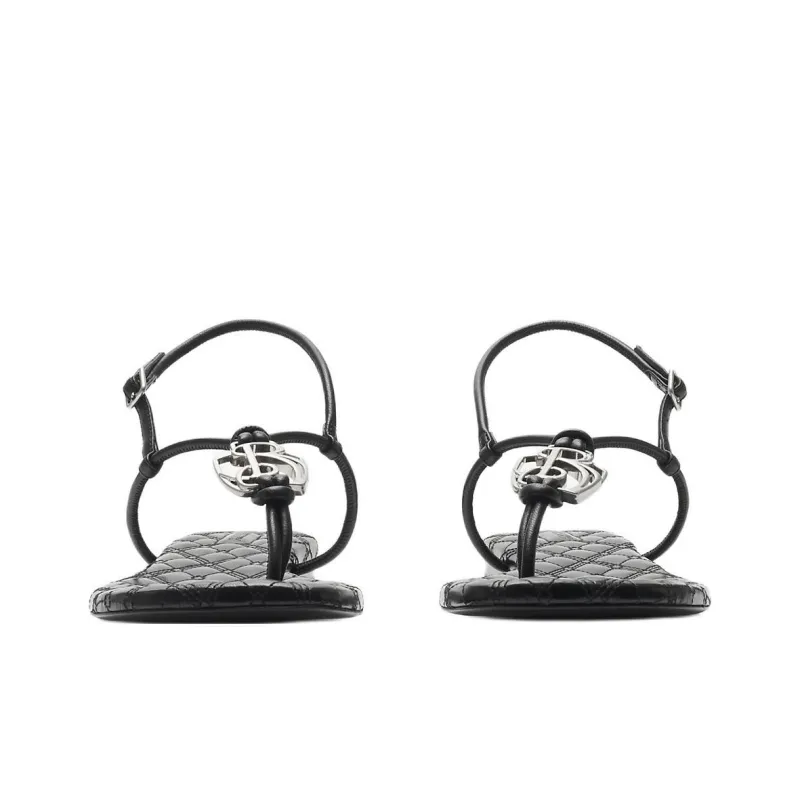 Burberry Ronda Strap Sandals Women's Black-2
