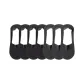 [7 Pack]4 Pairs Black+3 Pack Dark Gray