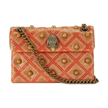 Kurt Geiger London Kensington Fabric Shoulder Bag Mini Women's Red