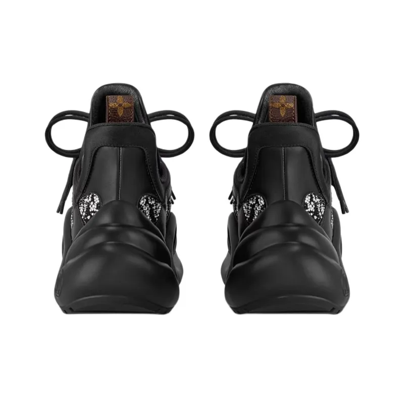 LOUIS VUITTON Archlight Low Top Chunky Sneakers Women's Black-4