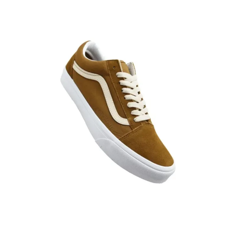 Vans Old Skool Anti-Slip Wear-Resistant Low-Top Skateboard Shoes Unisex Brown-2